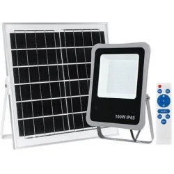 Bormann BLF2750 Ηλιακός Προβολέας LED 400W Ψυχρό Λευκό 6500K με Τηλεχειριστήριο