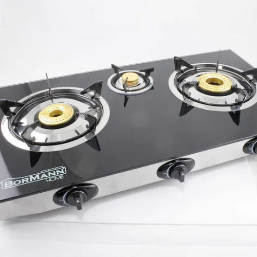 Bormann Elite BLG8500 Επιτραπέζια Εστία Υγραερίου Τριπλή Μαύρη