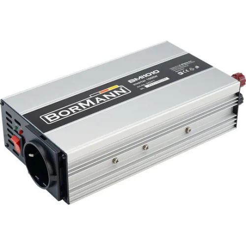 Bormann BMI1010 Inverter Αυτοκινήτου 1000W για Μετατροπή 12V DC σε 220V AC με 1xUSB