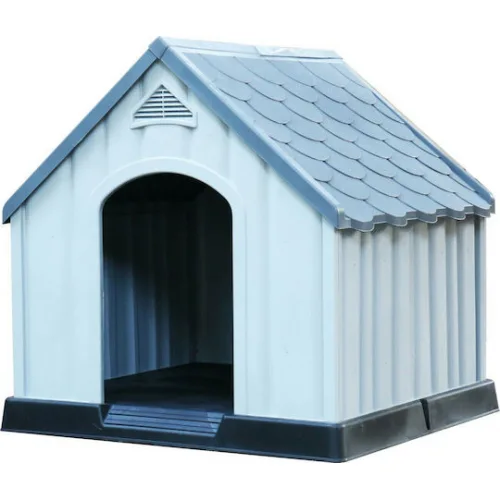 Bormann BPC8000 Σπιτάκι Σκύλου Μεγάλο Πλαστικό Εξωτερικού Χώρου Γκρι 91x87x92cm