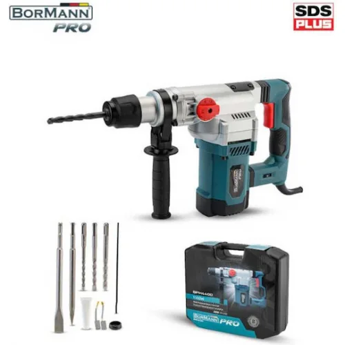 Bormann Pro BPH4400 Κρουστικό Σκαπτικό Πιστολέτο Ρεύματος 1500W με Υποδοχή SDS Plus