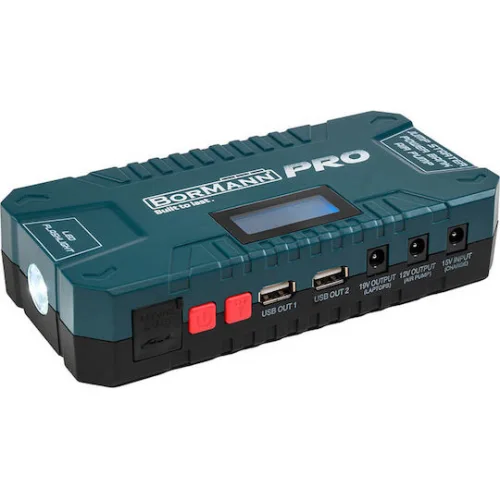 Bormann Pro BBC8520 Φορητός Εκκινητής Μπαταρίας Αυτοκινήτου 12000mAh με Power Bank / USB / Φακό 12V Bormann Pro BBC8520 Φορητός Εκκινητής Μπαταρίας Αυτοκινήτου 12000mAh με Power Bank / USB / Φακό 12V