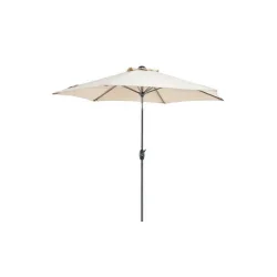 Ομπρέλα Δαπέδου Στρογγυλή Μεταλλική BSP1035 Εκρού Φ3m