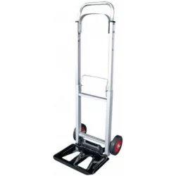 Bormann Καρότσι Μεταφοράς BWR9001 Πτυσσόμενο για Φορτίο Βάρους έως 90kg σε Ασημί Χρώμα