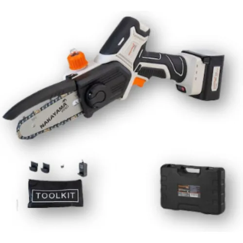 Nakayama EC1500 Κλαδευτικό Αλυσοπρίονο Μπαταρίας 1x2Ah Brushless 16.8V 0.88kg με Λάμα Carving 13cm