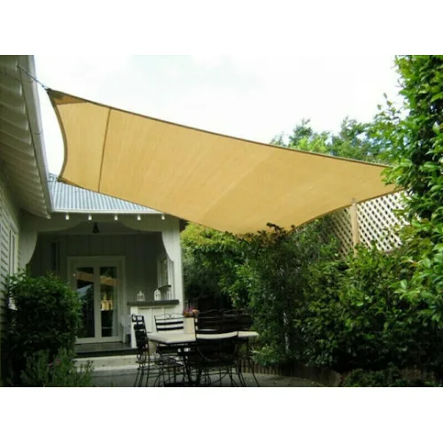 Bormann Πανί Σκίασης Μπεζ με Κρίκους 3x4m