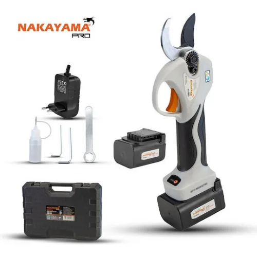 Nakayama EC1350 Ψαλίδι Κλαδέματος Μπαταρίας Brushless 16.8V 1x2Ah με Μέγιστη Διάμετρο Κοπής 32mm σε Βαλιτσάκι Μεταφοράς