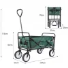 BWB3650 Πτυσσόμενο Καρότσι Κήπου Μεταλλικό Τετράτροχο με Μέγιστο Βάρος Φορτίου 80kg 20.32x55x57εκ.