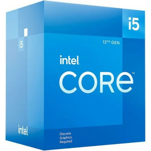 Intel Core i5-12400F 2.5GHz Επεξεργαστής 6 Πυρήνων για Socket 1700 σε Κουτί με Ψύκτρα