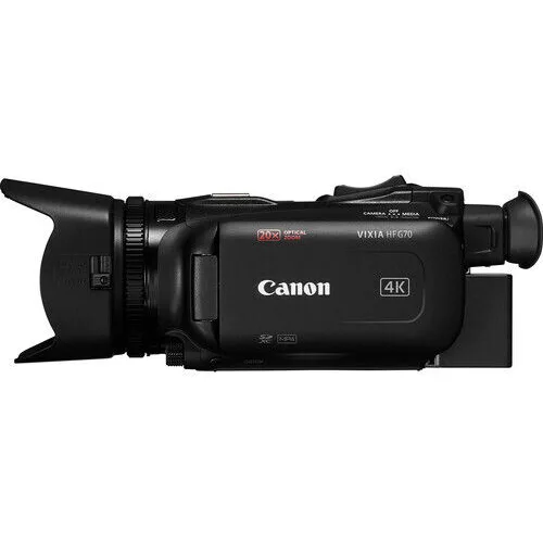 Canon Βιντεοκάμερα 4K UHD @ 30fps Legria HF G70 Αισθητήρας CMOS Αποθήκευση σε Κάρτα Μνήμης με Οθόνη Αφής 3.5" και HDMI