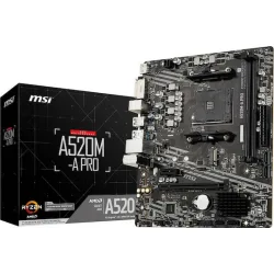 MSI A520M-A PRO Motherboard Micro ATX με AMD AM4 Socket 7C96-001R