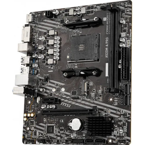 MSI A520M-A PRO Motherboard Micro ATX με AMD AM4 Socket 7C96-001R