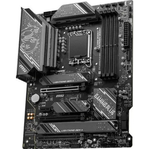MSI Z790 Gaming Plus Wi-Fi Motherboard ATX με Intel 1700 Socket 7E06-026R 801-7E06-023