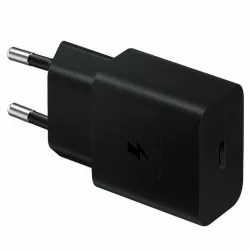 Samsung Φορτιστής με Θύρα USB-C και Καλώδιο USB-C - USB-C 15W Power Delivery Μαύρος (EP-T1510X) Samsung Φορτιστής με Θύρα USB-C και Καλώδιο USB-C - USB-C 15W Power Delivery Μαύρος (EP-T1510X)