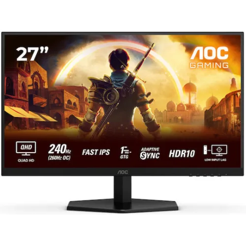 AOC Q27G42ZE IPS HDR Monitor 27" QHD 2560x1440 240Hz με Χρόνο Απόκρισης 1ms GTG