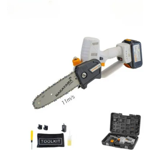 Nakayama EC1550 Κλαδευτικό Αλυσοπρίονο Μπαταρίας 1x4Ah Brushless 21V 1.5kg με Λάμα 20cm