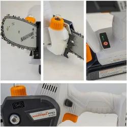 Nakayama EC1550 Κλαδευτικό Αλυσοπρίονο Μπαταρίας 1x4Ah Brushless 21V 1.5kg με Λάμα 20cm