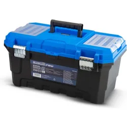 Bormann Pro BTB3312 Εργαλειοθήκη Χειρός Πλαστική με Ταμπακιέρα Π48.5xB28.5xΥ24cm