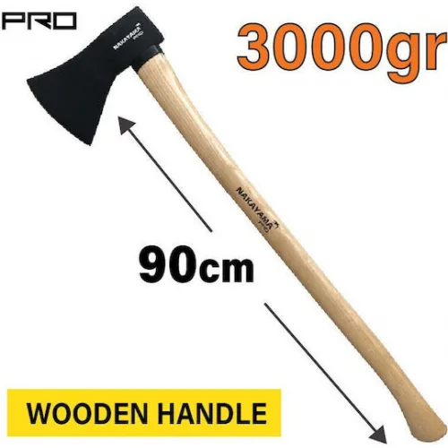 Nakayama 056478 Τσεκουροβαριά Μήκους 90cm και Βάρους 3000gr με Ξύλινη Λαβή Nakayama 056478 Τσεκουροβαριά Μήκους 90cm και Βάρους 3000gr με Ξύλινη Λαβή
