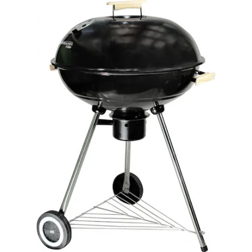 Bormann BBQ1160 Ανοξείδωτη Ψησταριά Κάρβουνου Kettle με Καπάκι 56x56εκ.
