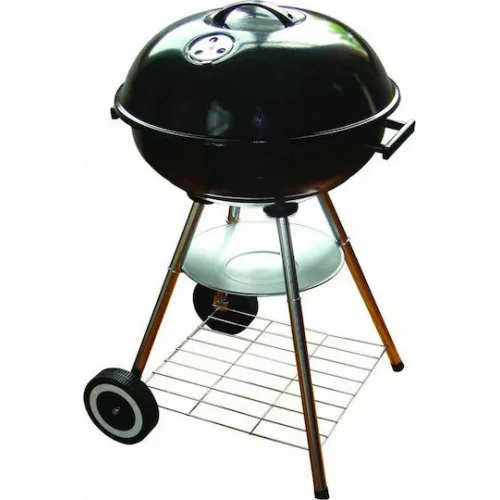 Bormann BBQ1160 Ανοξείδωτη Ψησταριά Κάρβουνου Kettle με Καπάκι 56x56εκ.