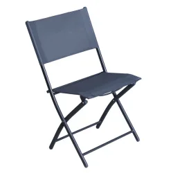 Καρέκλα Εξωτερικού Χώρου Μεταλλική BSP1164 Γκρί 52x64x39εκ.