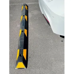 Bormann Pro Bpp2490 Στοπ Τροχών Λαστιχένιο 55cm Ανακλαστικές Ταινίες