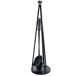 Bormann Bft1010 Σετ Εργαλείων Τζακιού με Κρεμανταλά Inox