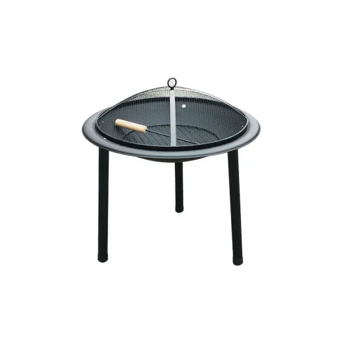 Bormann Τζάκι Εξωτερικού Χώρου Μεταλλικό Μαύρο 54x14x59cm