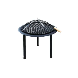 Bormann Τζάκι Εξωτερικού Χώρου Μεταλλικό Μαύρο 54x14x59cm