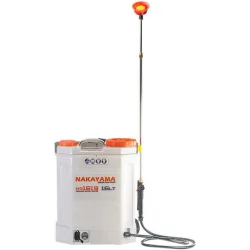 Nakayama NS1619 Ψεκαστήρας Πλάτης 12V με Μπαταρία 8Ah με Χωρητικότητα 16lt
