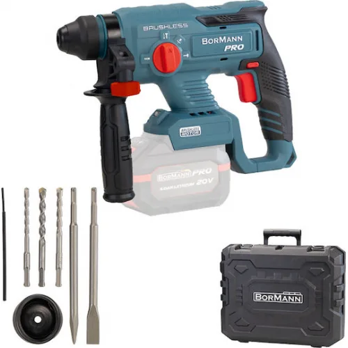 Bormann BBP5300 Κρουστικό Σκαπτικό Πιστολέτο Μπαταρίας Brushless 20V Solo με Υποδοχή SDS Max