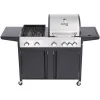 Bormann BBQ5060 Ψησταριά Υγραερίου Σχάρας 53x45εκ. με 5 Εστίες 20.5kW και Πλαϊνό Μάτι