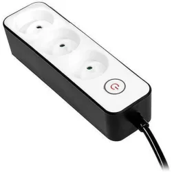 Bormann BCR1010 Πολύπριζο 3 Θέσεων με Διακόπτη και Καλώδιο 1.5m