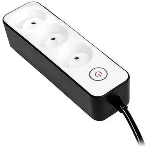 Bormann BCR1010 Πολύπριζο 3 Θέσεων με Διακόπτη και Καλώδιο 1.5m