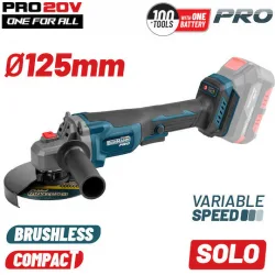 Bormann BBP3650 Τροχός 125mm Μπαταρίας Brushless 20V Solo