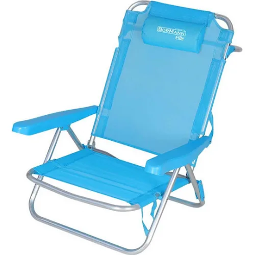 Bormann Καρεκλάκι Παραλίας Αλουμινίου Μπλε