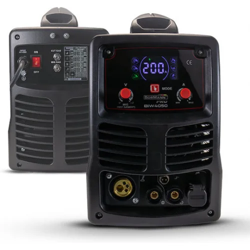 Bormann BIW4050 Ηλεκτροκόλληση Inverter MIG / TIG / MMA με Μέγιστο Ρεύμα Συγκόλλησης 200A και Κύκλο Εργασίας 60%