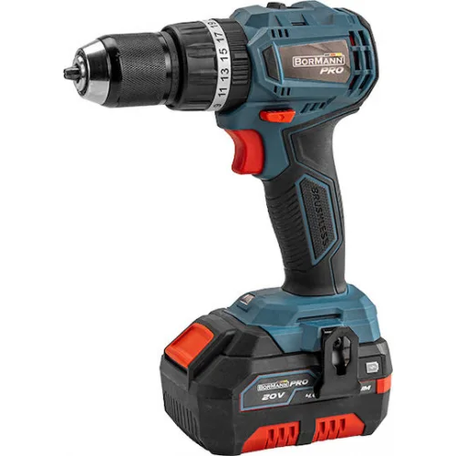 Bormann Pro BBP5003 Σετ Κρουστικό Δραπανοκατσάβιδο & Παλμικό Κατσαβίδι Brushless 20V με 2 Μπαταρίες 4Ah και Θήκη