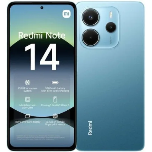 Xiaomi Redmi Note 14 4G NFC Dual SIM (8/256GB) Ocean Blue