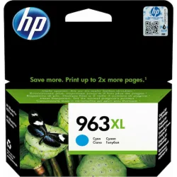 HP 963XL Γνήσιο Μελάνι Εκτυπωτή InkJet Κυανό (3JA27AE)