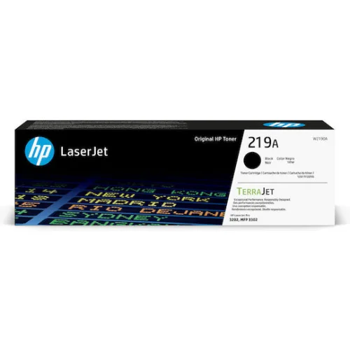 HP 219A Γνήσιο Toner Laser Εκτυπωτή Μαύρο 1300 Σελίδων (W2190A)