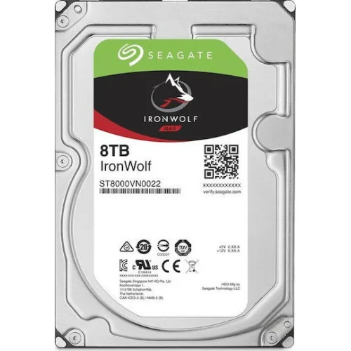SEAGATE IronWolf  8TB ST8000VN004 SATA III, 3.5''