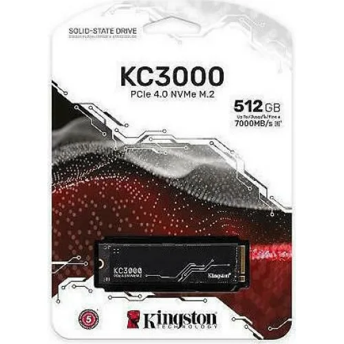 Kingston KC3000 SSD 512GB M.2 NVMe PCI Express 4.0