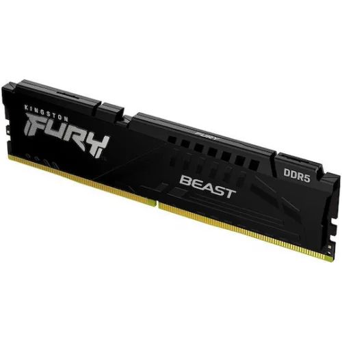 Kingston Fury Beast DDR5 με Module 1x16GB και Ταχύτητα 4800 για Desktop