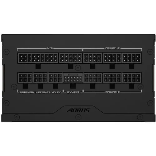 Gigabyte Aorus Elite P850W 850W Μαύρο Τροφοδοτικό Υπολογιστή Full Modular 80 Plus Platinum