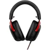 HyperX Cloud III Over Ear Gaming Headset με σύνδεση 3.5mm / USB Μαύρο / Κόκκινο