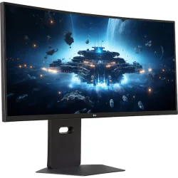 LG UltraGear Ultrawide VA HDR Curved Monitor 34" QHD 3440x1440 160Hz με Χρόνο Απόκρισης 5ms GTG