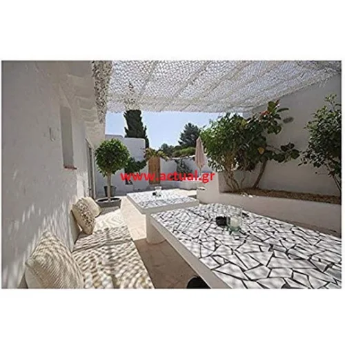 Campus Ορθογώνιο Δίχτυ Παραλλαγής Γκρι 3x4m