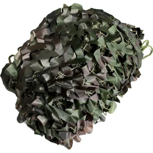 Campus Ορθογώνιο Δίχτυ Παραλλαγής Χακί με Επίστρωση PU 3x4m